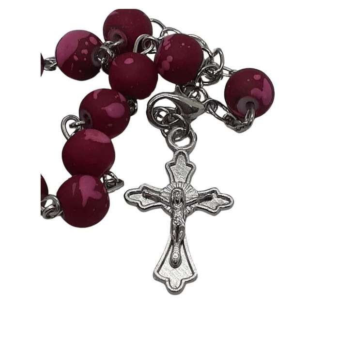 Red and Pink Decade Rosary