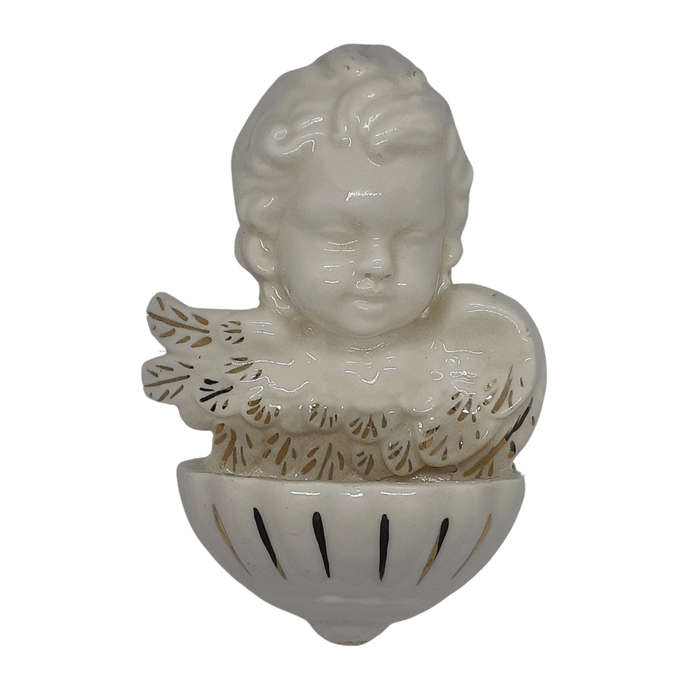 Large Cherub Holy Water Font