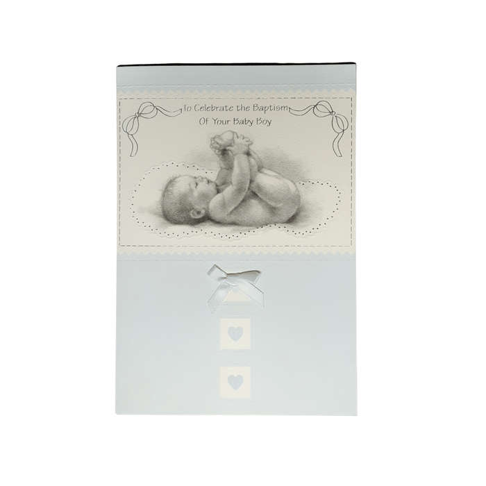 Baptism Celebration Card-Boy