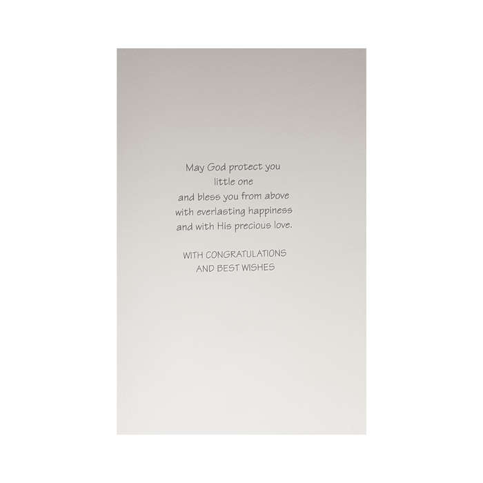Baptism Celebration Card-Boy