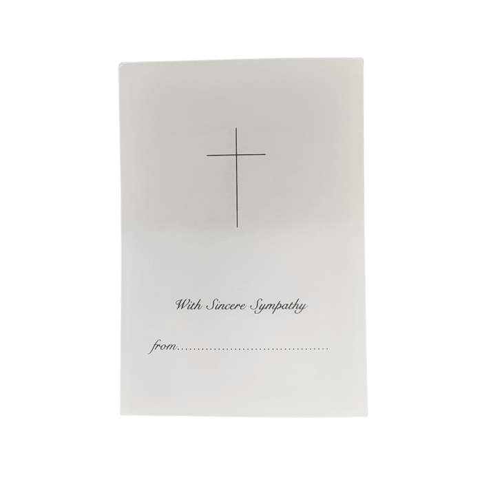 Sincere Sympathy Mass Intention Card Fatima