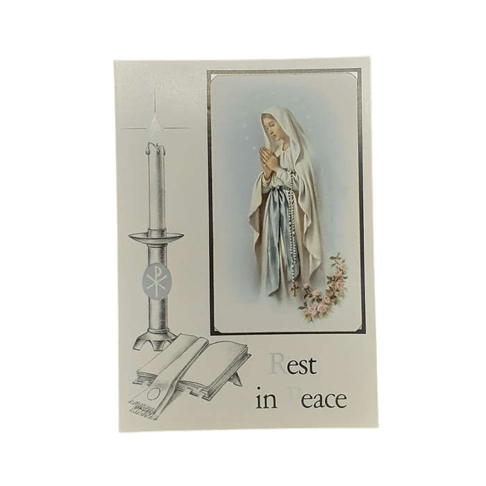 Rest in Peace Mass Card Mary