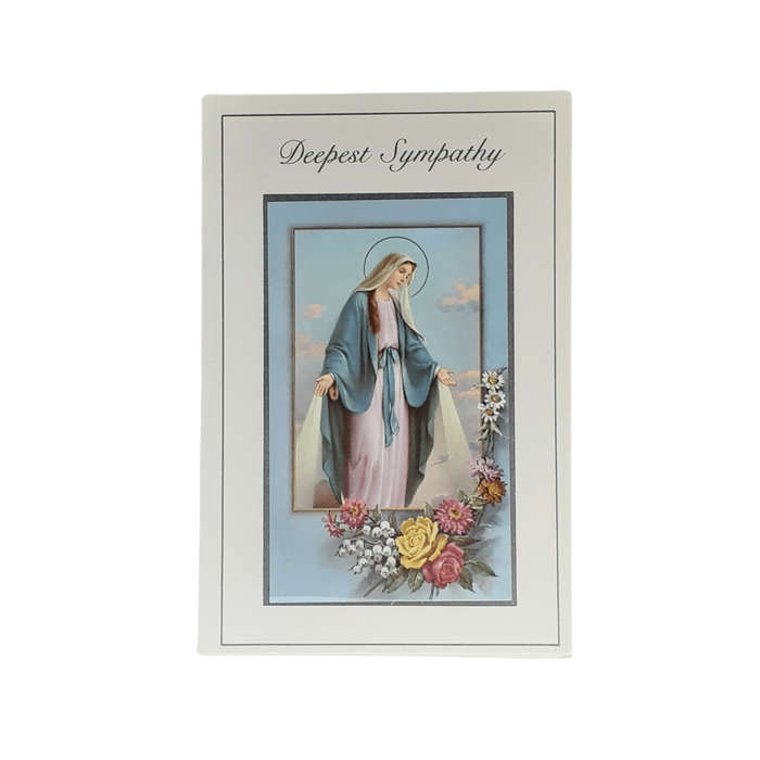 Deepest Sympathy Mass Card - Our Lady of Grace
