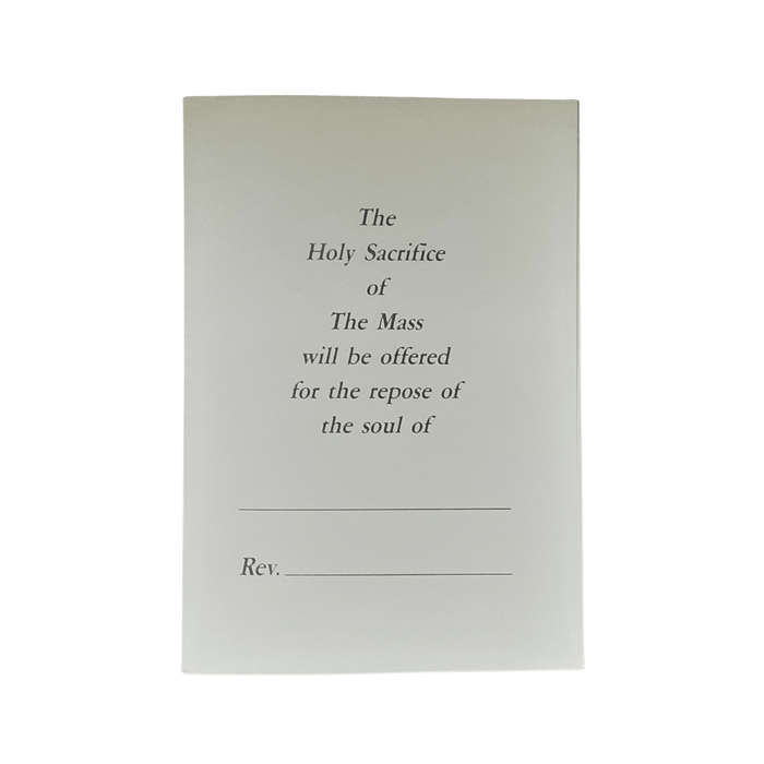 In Loving Memory Our Lady if Mount Carmel Card