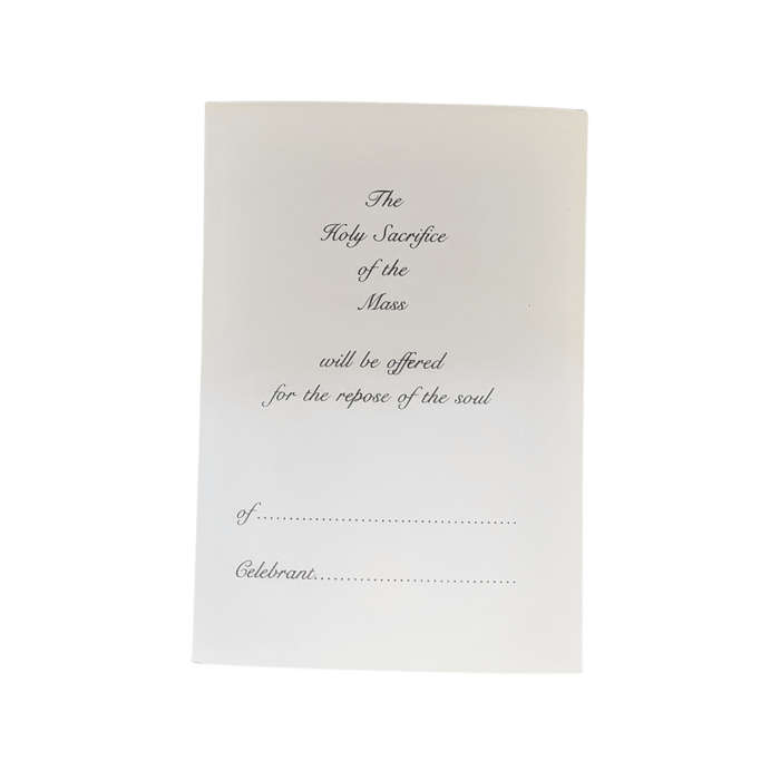 Sincere Sympathy Mass Card Jesus With A Lamb