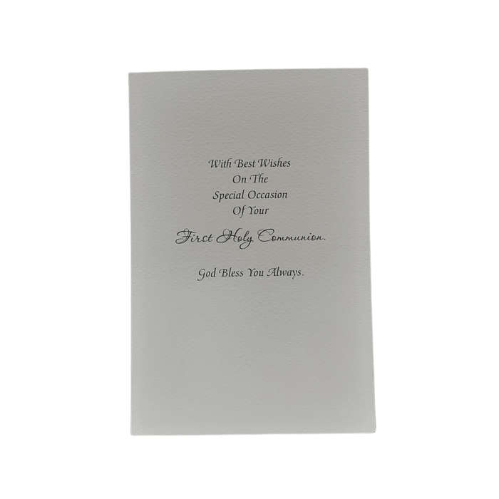 First Holy Communion Card For a Boy