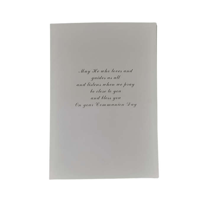 First Holy Communion Card For Girl with Embellishment