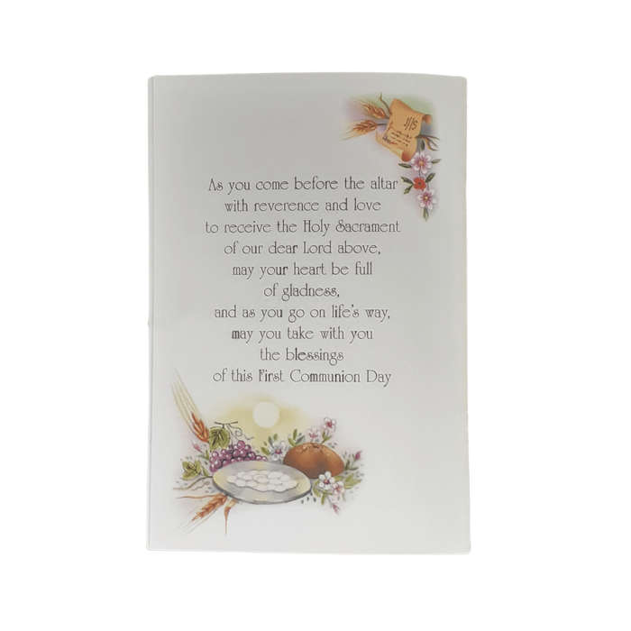 First Holy Communion Keepsake Card
