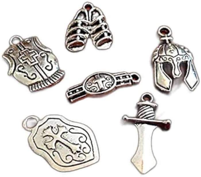 Sterling Silver Armor of God Charm - Belt