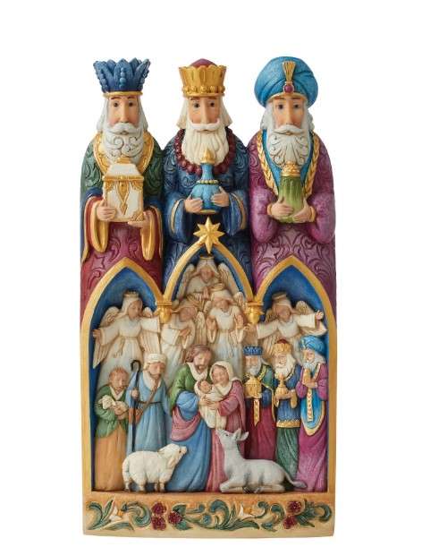 Jim Shore - Three Kings Diorama - 25cm