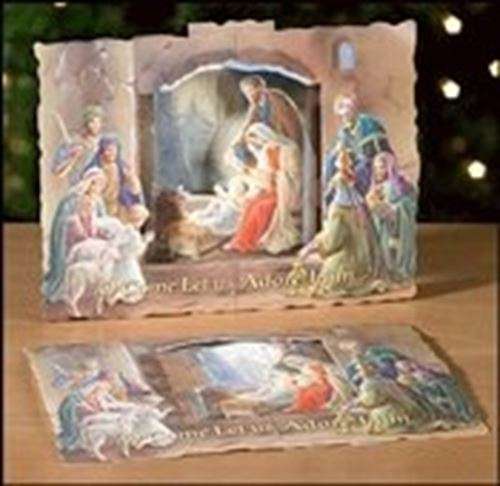 3D Standing Nativity Scene