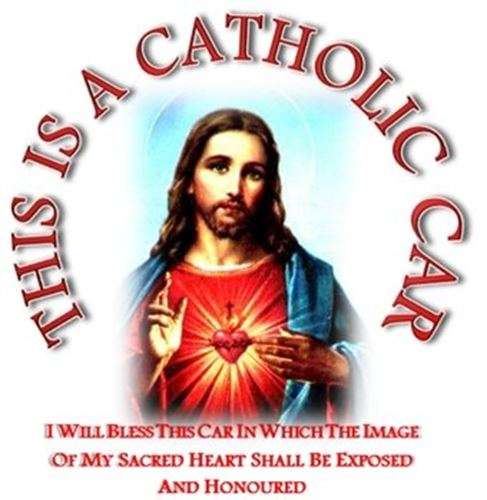 Sacred Heart License Disc holder