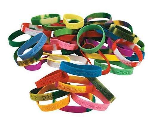 Multicolored Silicone Bracelet