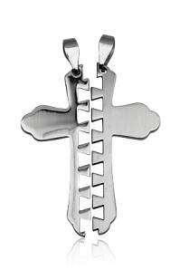 50mm Zippered Stainless Steel Cross