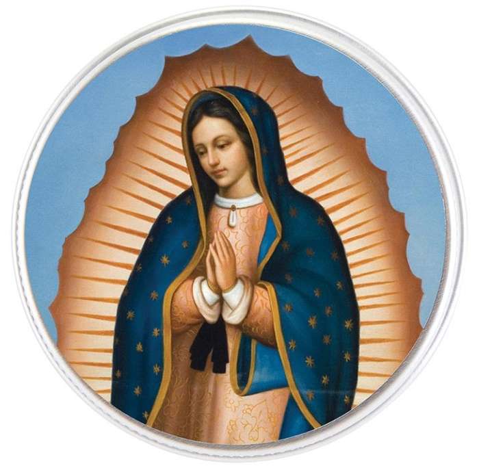 Our Lady of Guadalupe Rosary Tin