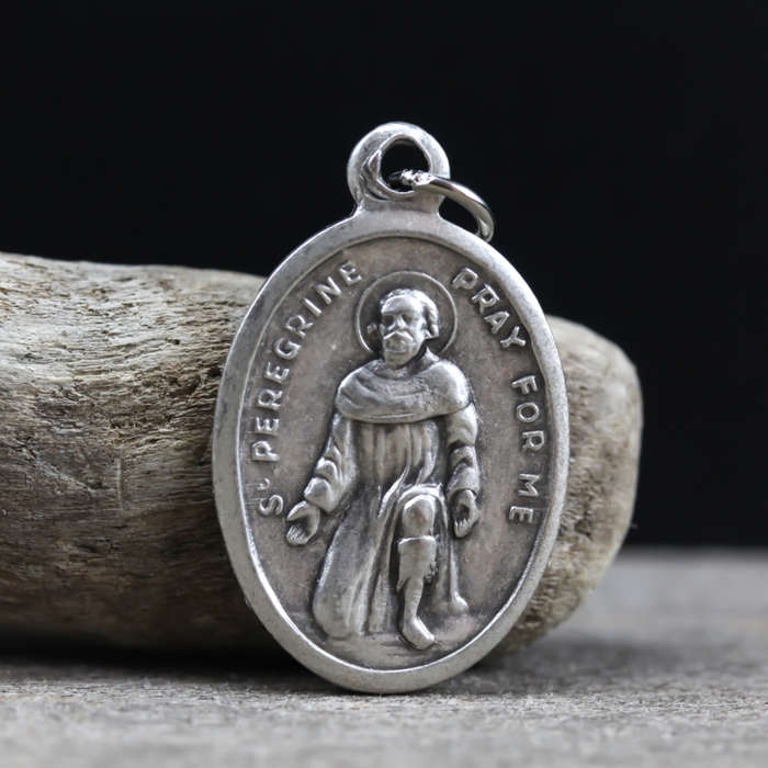Saint Peregrine medal  - Patron Saint of Cancer Patients and Incurable Diseases