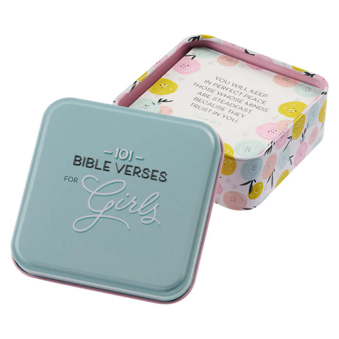 101 Bible Verses for Girls in a Tin
