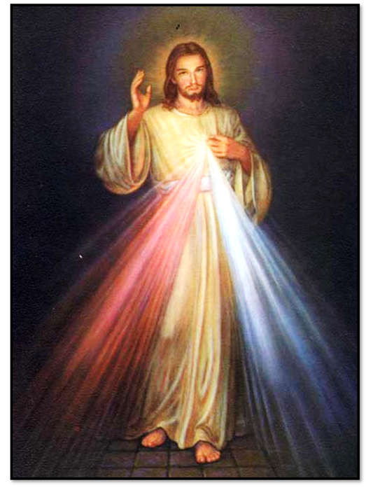 Divine Mercy Icon - 24.5cm x 18cm