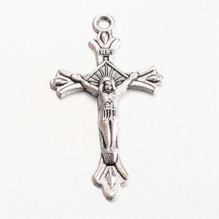 3cm Jerusalem Crucifix in silver
