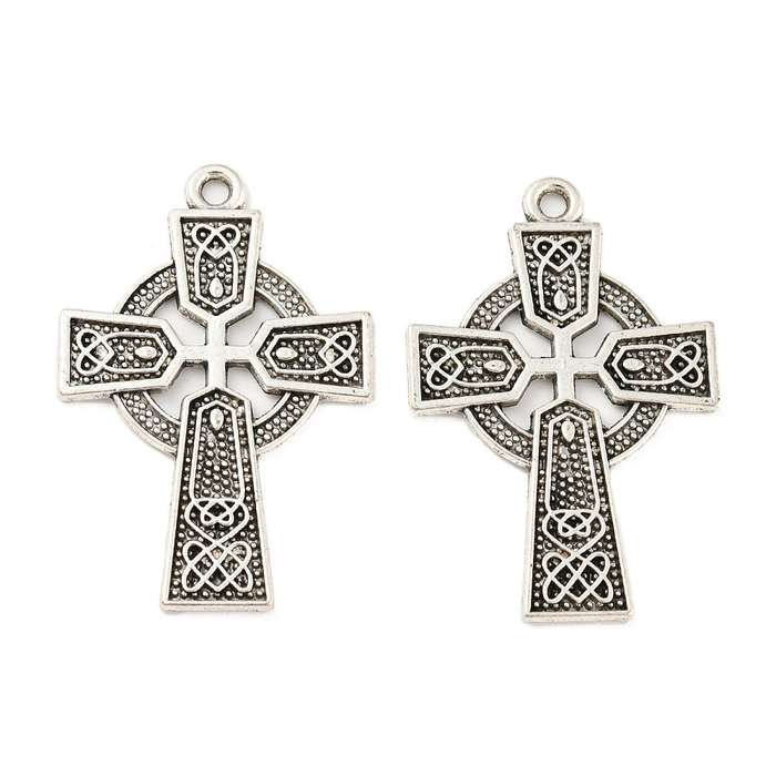 40mm Celtic Cross with the Celtic Knots
