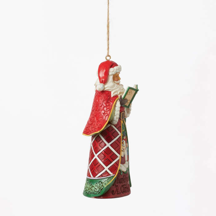 Caroling Song Santa - Jim Shore - Hanging 11.5cm
