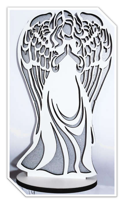 25.5cm Praying Angel- 2D - Standing