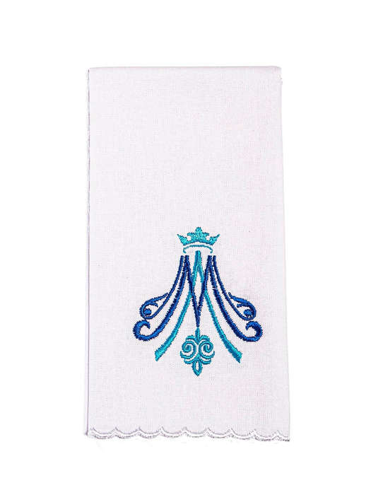 Haftina House Altar Linen Set - Marion Blue Embroidery