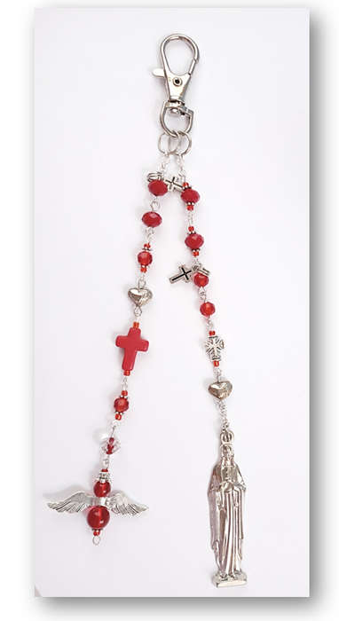 Sacred Heart Bag Charm