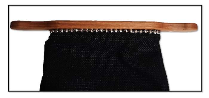 Slimline Offertory Bag with Zipper in Black