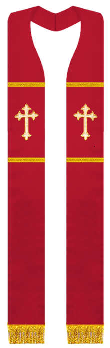 Stole with Golden Cross - Import