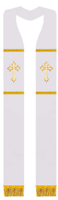 Stole with Golden Cross - Import