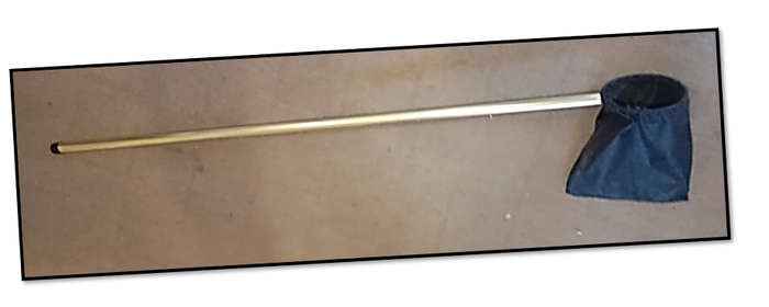 142cm Long Handle Collection/Offertory Bag