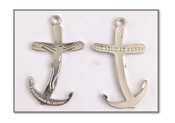 Anchor Crucifix or Pendant - 35mm (Symbol of Faith, Hope, Redemption and Strength)