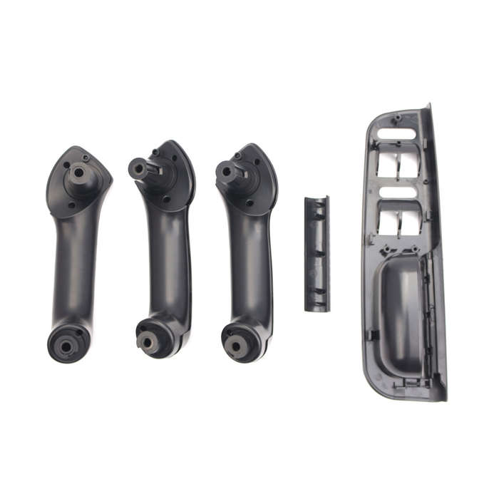 5PCS Black Inner Door Handle Handle Inner Armrest+Base for Golf MK4 Interior Handle
