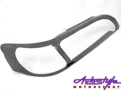 Toyota RXi 00-02 Carbon Fibre Look Headlight Shields