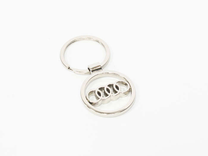 Chrome Audi Design Keyring