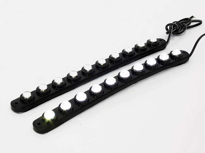 BAT LED Eyes - 10led white stripe