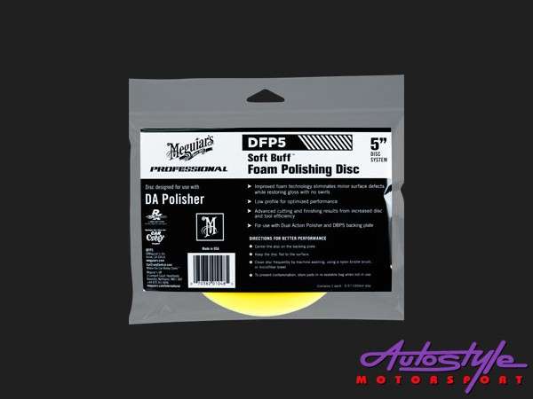 DFP5 - Soft Buff DA Foam Polishing Disc - 5"