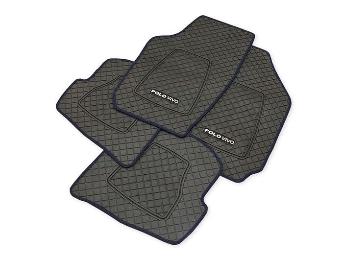 Moulded Rubber Mats for VW Polo/Vivo (black)