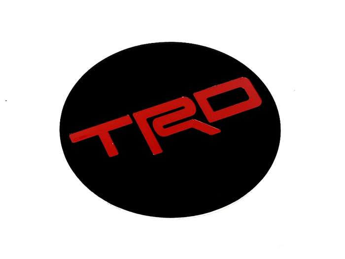 Toyota TRD 75mm Mag Wheel Decals (set)