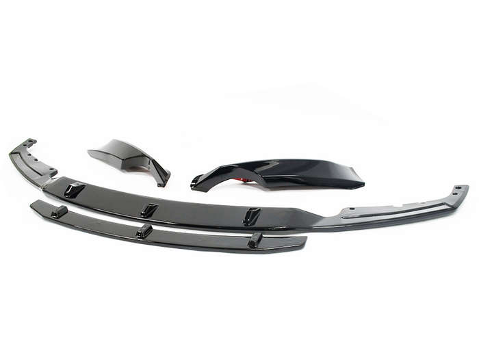 Suitable for Bmw F30 3D Look Gloss black Front Spoiler