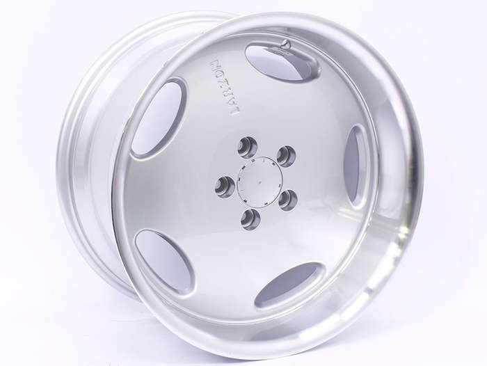 18" M5321 5/112 Silver Machine Lip Narrow &amp; Wide Alloy Wheels