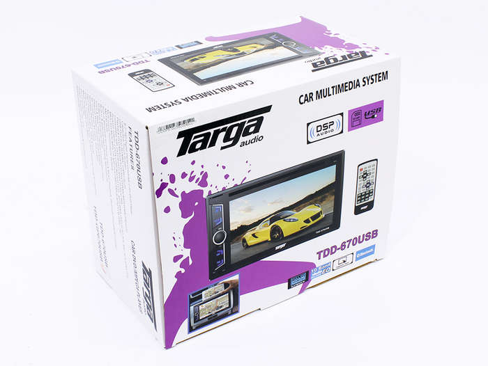 Targa TDD-670USB Double Din DVD Player