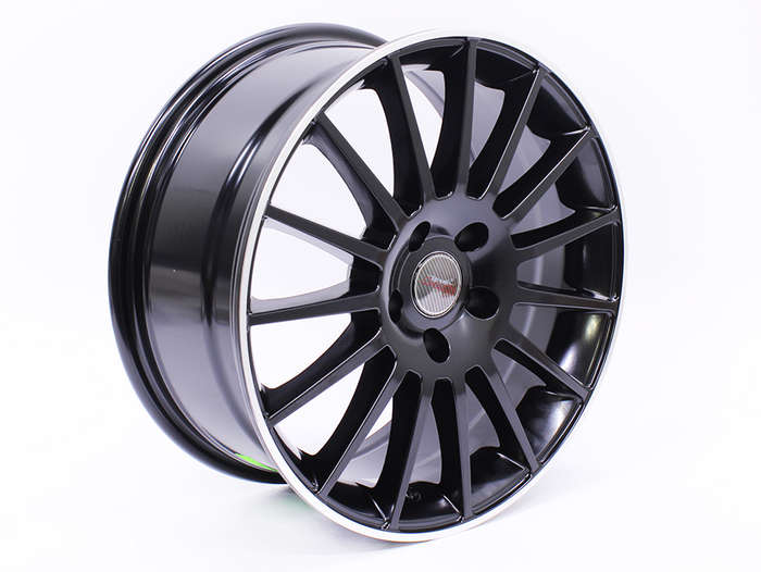 17" A-Line Maison 5/112 Silver & Black Machine Face Alloy wheels