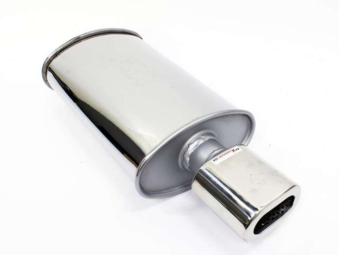 1X Racing Stainless Steel 90mm Dragon Exhaust Backbox
