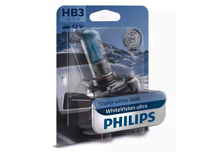 Philips White Vision HB3 55w Headlight Bulbs (EACH)