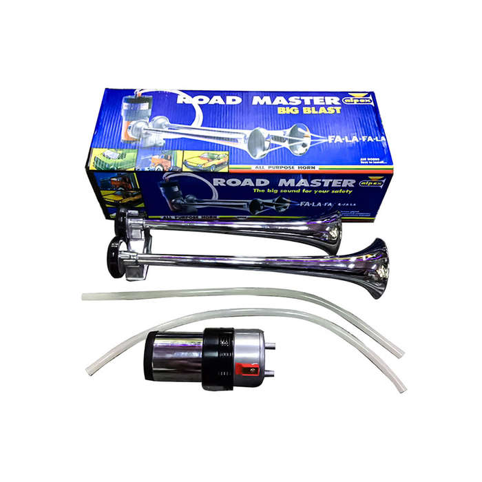 Roadmaster Big Blast Chrome "Fa-La-Fa-La" Twin Horn Hooter