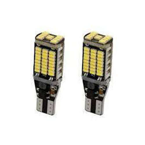 T15 LED Bulbs - 60 LED SMD Design with Cancellor - white (pair)