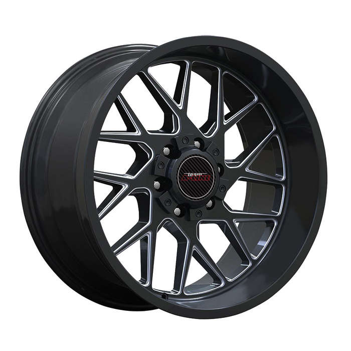 20" A-Line Challenger Satin black Milled Alloy wheels