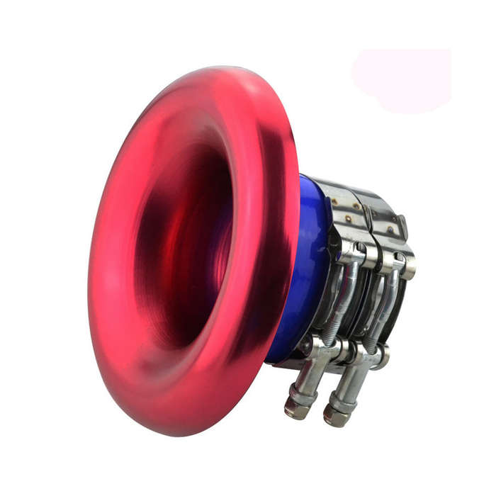 Velocity Turbo Inlet Horn Kit - 4" Red
